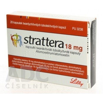 Страттера (Strattera) 18 мг, 28 капсул